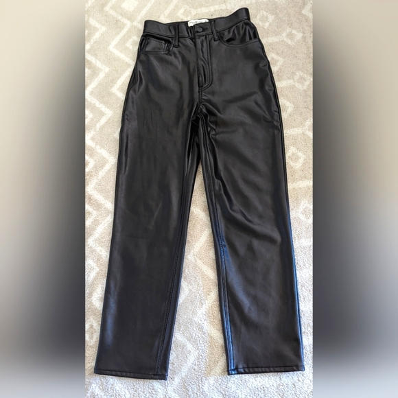 Abercrombie & Fitch vegan leather pants - Picture 2 of 4